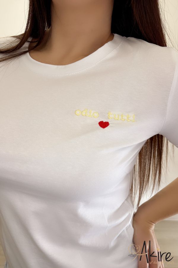 T-Shirt "Odio Tutti" - immagine 2