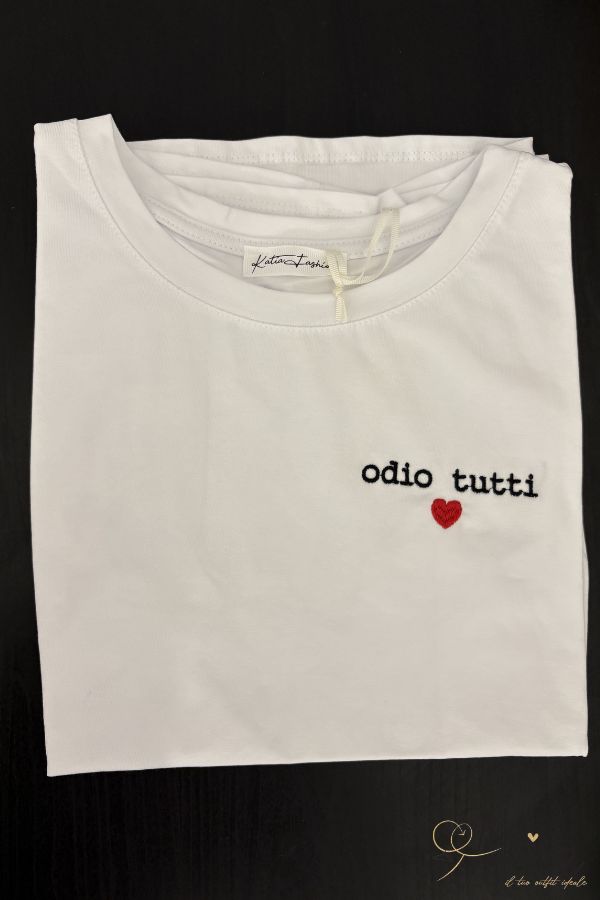 T-Shirt "Odio Tutti" - immagine 3